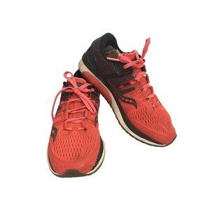 Saucony Liberty ISO Womens size 7.5 Red Black Running sneaker Shoes